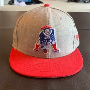New England Patriots throwback logo snapback